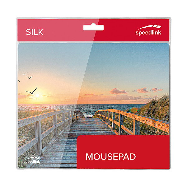 Speedlink SILK - Alfombrilla de ratón con imagen, multicolor, base antiderrapante (230x190x1.5 mm)