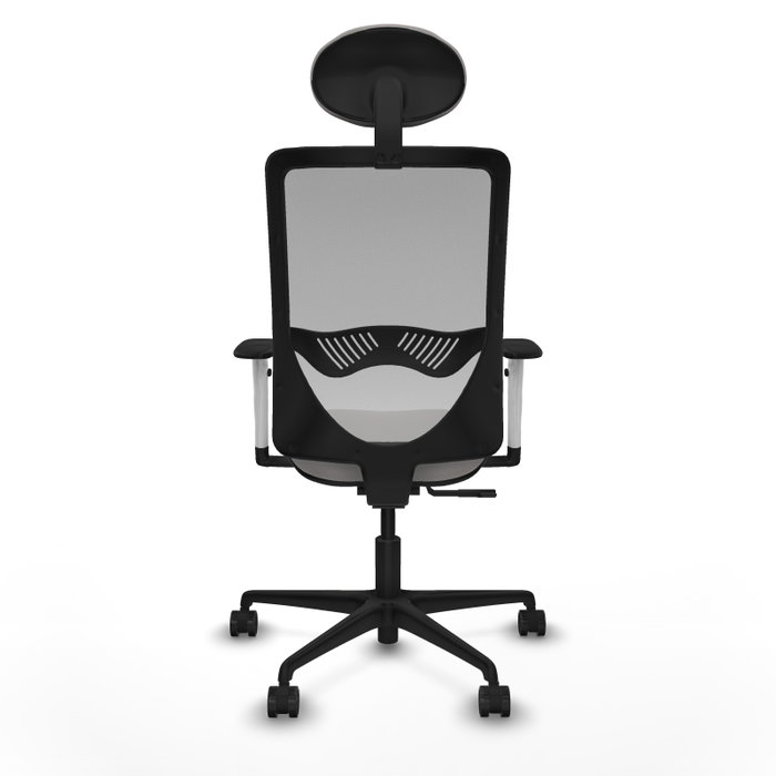 PIQUERAS Y CRESPO Silla de oficina Zulema con mecanismo Sincro, Gris y Blanco PIQUERAS Y CRESPO Silla de oficina Zulema con mecanismo Sincro, Gris y Blanco