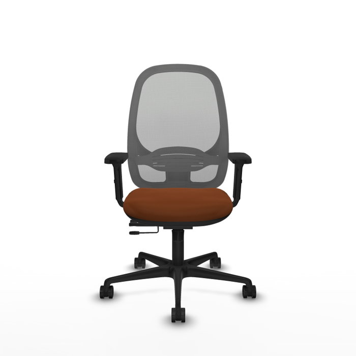PIQUERAS Y CRESPO Silla de oficina Cilanco con mecanismo Sincro/Traslack, Marrón y Gris PIQUERAS Y CRESPO Silla de oficina Cilanco con mecanismo Sincro/Traslack, Marrón y Gris
