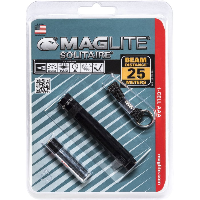 Maglite Solitaire Krypton Mini Torch Negra Maglite Solitaire Krypton Mini Torch Negra