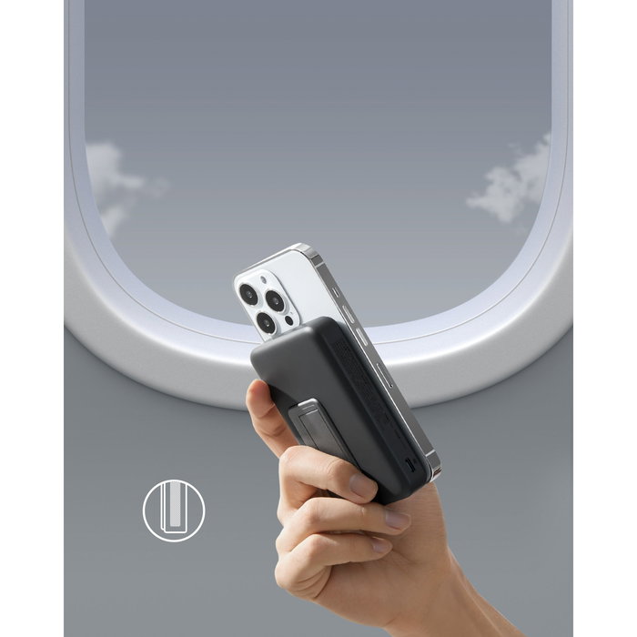 Anker A1641G11 633 MagGo Magnetic Power Bank 10000 mAh Cargador Inalámbrico 20W Negro Anker A1641G11 633 MagGo Magnetic Power Bank 10000 mAh Cargador Inalámbrico 20W Negro