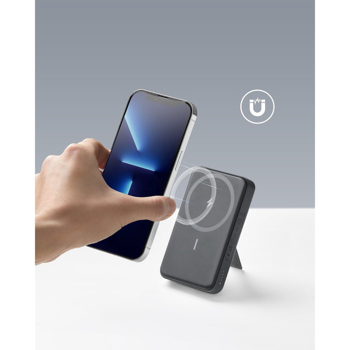 Anker A1641G11 633 MagGo Magnetic Power Bank 10000 mAh Cargador Inalámbrico 20W Negro Anker A1641G11 633 MagGo Magnetic Power Bank 10000 mAh Cargador Inalámbrico 20W Negro