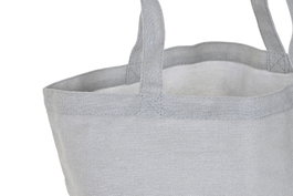 DKD Home Decor Surtido de 3 Bolsas de Lienzo de Algodón 43x15x40 cm