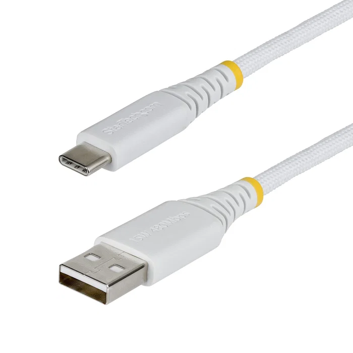 StarTech.com Cable de Carga Rápida USB-A a USB-C de 2m, Blanco StarTech.com Cable de Carga Rápida USB-A a USB-C de 2m, Blanco