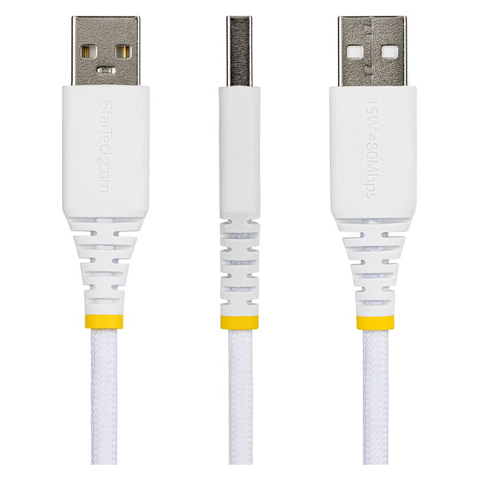StarTech USB-A a USB-C de 2m Blanco StarTech USB-A a USB-C de 2m Blanco