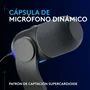 Logitech G Yeti GX Micrófono USB Negro con RGB LIGHTSYNC