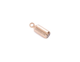 Innspiro Cierre final con anilla para aguja metálico dorado 13x4,5mm 10u.
