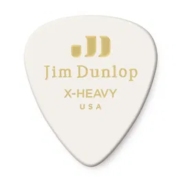 Dunlop Pack 72 Púas Genuine Celluloid Classic Blanca X Heavy