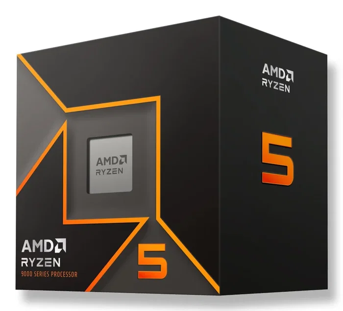 AMD Ryzen 5 9600 Procesador 3.8 GHz (6 Núcleos, 12 Hilos, 32MB L3, Socket AM5) - Incluye Refrigerador, Gráficos Integrados, 4nm, 65W