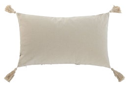 DKD Home Decor Hh jul24 Cojín Boho Crudo Poliester Algodon 8 x 30 x 50 cm (2 Unidades)
