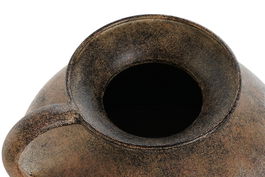 DKD Home Decor Jarrón Vintage Bicolor Metal 25 x 39 x 25 cm (2 Unidades)