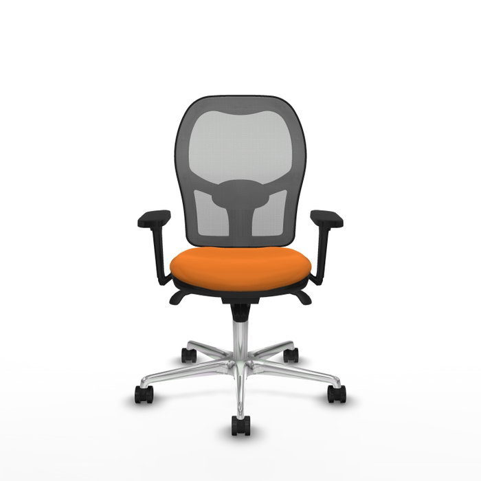 PIQUERAS Y CRESPO Silla de oficina Jorquera Sincro Naranja y Gris