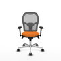 PIQUERAS Y CRESPO Silla de oficina Jorquera Sincro Naranja y Gris