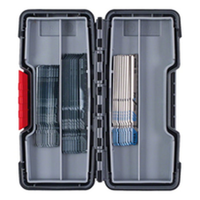 Bosch Professional Kit de hojas de sierra de calar 2607010903 para madera blanda y metal