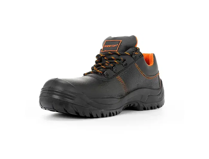 Safetop Oratio Zapatos de seguridad de cuero con suela de acero talla 42 negro Safetop Oratio Zapatos de seguridad de cuero con suela de acero talla 42 negro