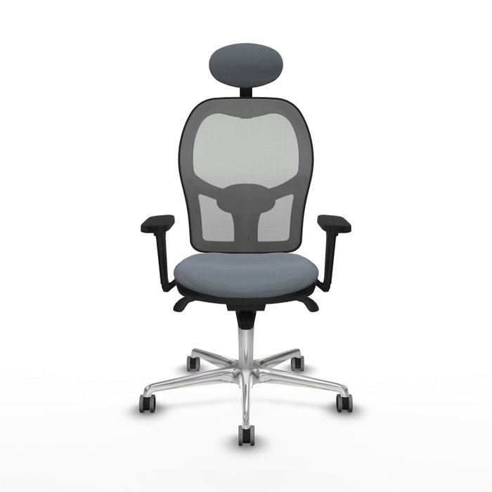 PIQUERAS Y CRESPO Silla de Oficina Jorquera Gris con Mecanismo Sincro PIQUERAS Y CRESPO Silla de Oficina Jorquera Gris con Mecanismo Sincro