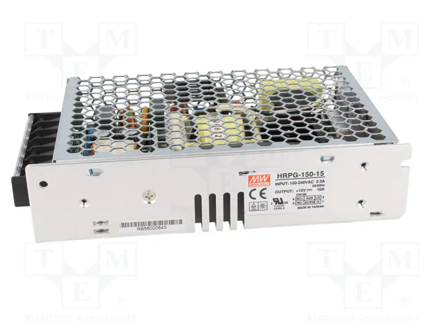 MEAN WELL HRPG-150-15 Fuente de alimentación de impulso 150W 15VDC 10A MEAN WELL HRPG-150-15 Fuente de alimentación de impulso 150W 15VDC 10A