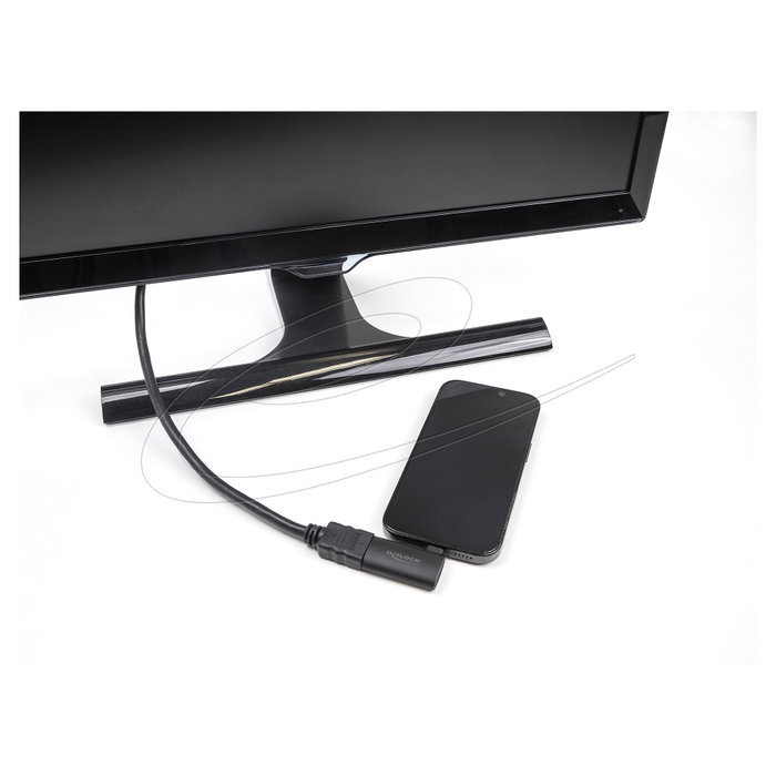 DeLOCK 64289 Adaptador USB Tipo C a HDMI 4K Angular