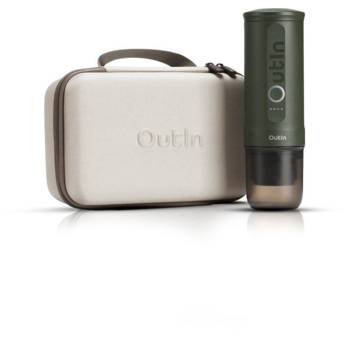 OutIn Nano Máquina de Espresso Verde con Estuche de Viaje OutIn Nano Máquina de Espresso Verde con Estuche de Viaje