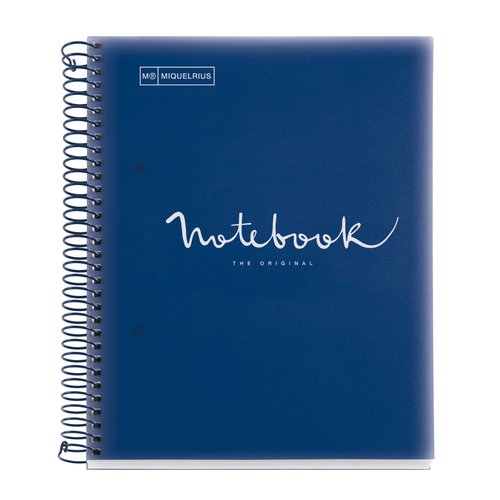 Bloc Miquelrius Emotions Notebook 5 Micro.Tapa Pp A5 120H 90G Cuadric.5X5 Marino (Set de 5) Bloc Miquelrius Emotions Notebook 5 Micro.Tapa Pp A5 120H 90G Cuadric.5X5 Marino (Set de 5)