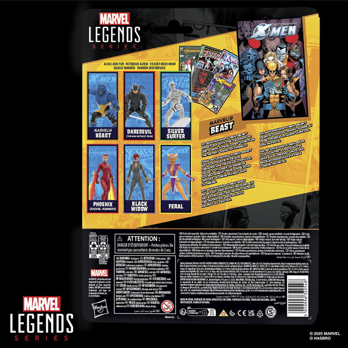 Hasbro Marvel Legends Series Beast Astonishing X-Men Figura de 15 cm Hasbro Marvel Legends Series Beast Astonishing X-Men Figura de 15 cm
