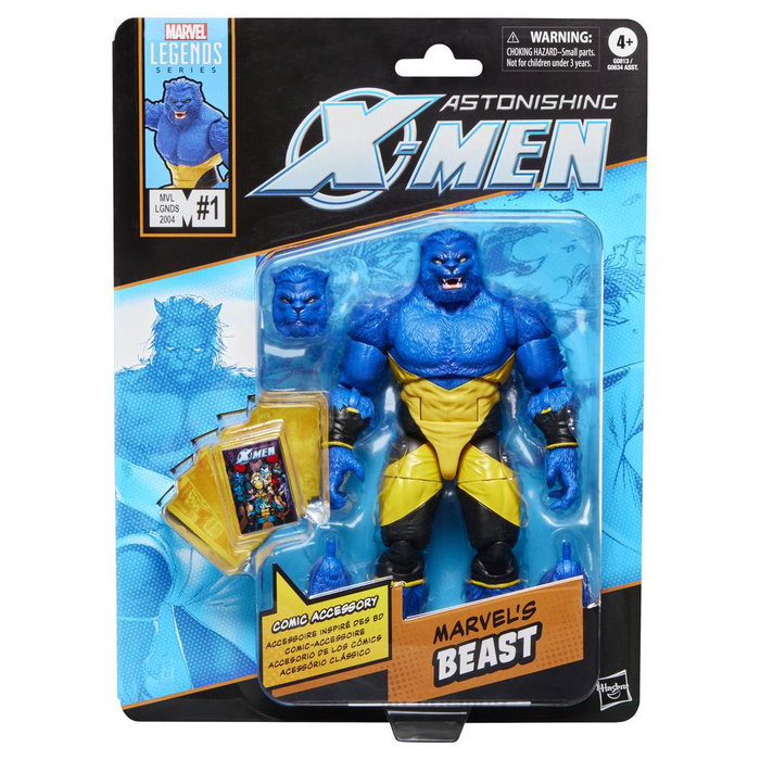 Hasbro Marvel Legends Series Figura Articulada Astonishing X-Men Beast - 15 cm con Accesorios Intercambiables, Compatible con la Línea Hasbro Marvel Legends Series Figura Articulada Astonishing X-Men Beast - 15 cm con Accesorios Intercambiables, Compatible con la Línea