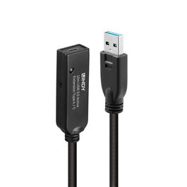 Lindy 43376 Cable Extensor USB 3.0 Activo Tipo A a C 10m 5Gbps