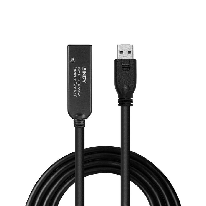 Lindy Cable de Extensión Activo USB A a USB C 10 m, USB 3.2 Gen 1 Lindy Cable de Extensión Activo USB A a USB C 10 m, USB 3.2 Gen 1