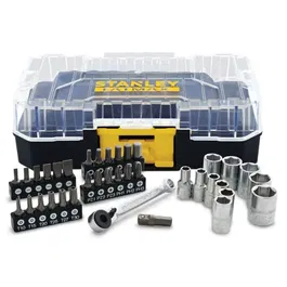 Stanley Fatmax Juego de Herramientas de 37 Piezas STAKBOX S 1/4'' - Modelo FMMT19101-0 para Taller y Bricolaje