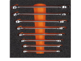 Bahco Juego de 10 llaves combinadas 111M10 de 8-22 mm