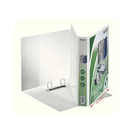 LEITZ Archivador de presentación de 2 anillos DIN A4, 5 cm, blanco LEITZ Archivador de presentación de 2 anillos DIN A4, 5 cm, blanco