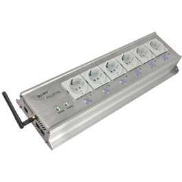 ALLNET MSR IO Regleta de enchufes centralizada de 6 tomas con medidor de medición ALL4176/ALL4176v3