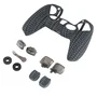 FR-TEC FT0039 Kit para Mando PS5 con Gatillos Ajustables, Pads de Silicona y Grips - Racing Enhance Kit Completo para Simracing