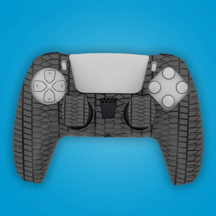 FR-TEC FT0039 Kit para Mando PS5 con Gatillos Ajustables, Pads de Silicona y Grips - Racing Enhance Kit Completo para Simracing