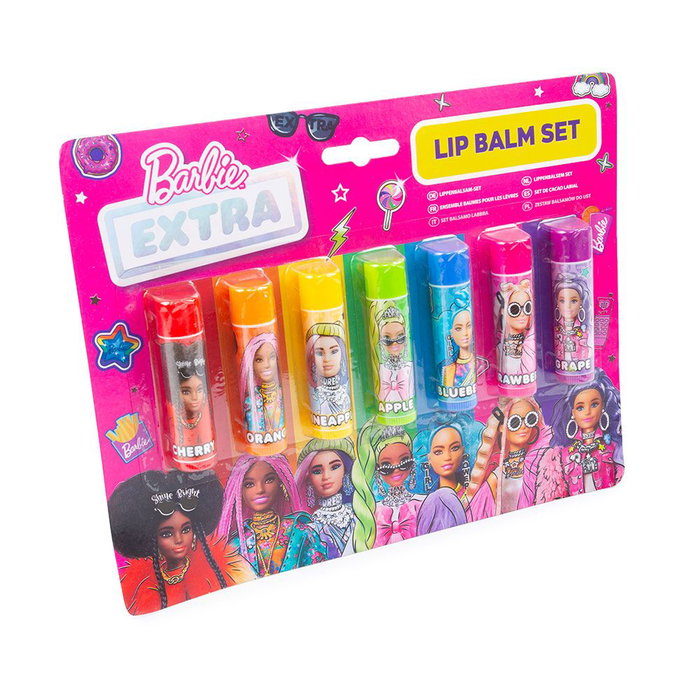 New Import Set Bálsamo Labial Barbie
