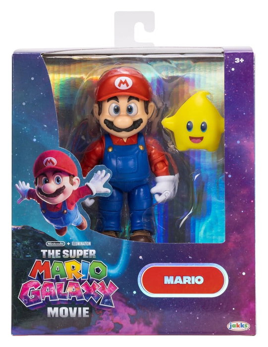 Jakks Pacific Figura de Mario Super Mario Galaxy 13 cm Jakks Pacific Figura de Mario Super Mario Galaxy 13 cm