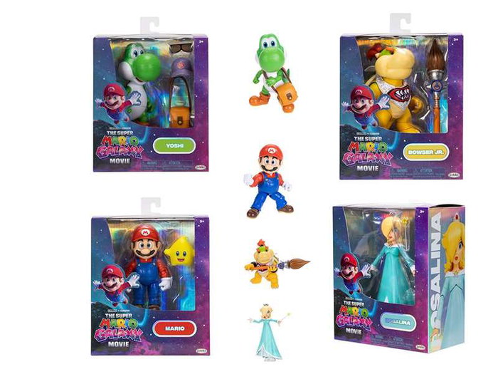 Jakks Pacific Figura Coleccionable Super Mario Galaxy 13 cm - Serie 1 - Modelos Surtidos (PVC) Jakks Pacific Figura Coleccionable Super Mario Galaxy 13 cm - Serie 1 - Modelos Surtidos (PVC)