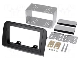 ACV Bastidor de montaje de radio para Fiat Croma 2005-> 2 DIN Negro