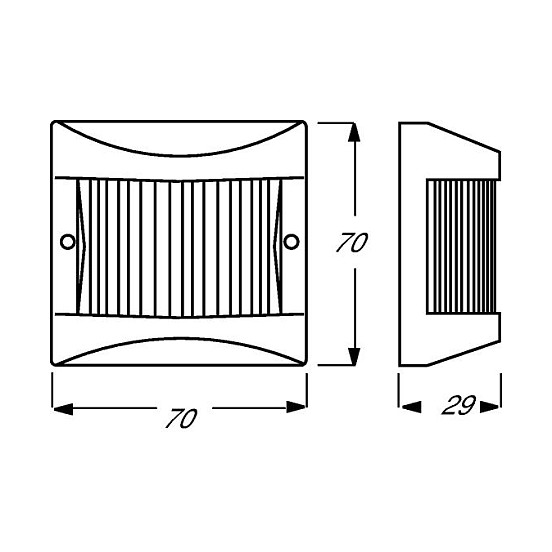 BUSCH-JAEGER BJ 6800-34-102C Sensor Allwetter de Pared para Interior y Exterior, IP44, 5 lx, Altura 0.8 m, Blanco Alpinweiß
