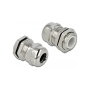 DeLOCK Prensacables PG9 Metal Plata