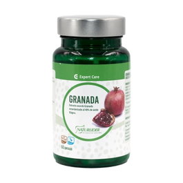 Naturlider Granada 60 Cápsulas - Complemento Alimenticio con Extracto Seco 50 mg - Antioxidante Antienvejecimiento