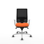 PIQUERAS Y CRESPO Silla de oficina Horna Naranja y Negro