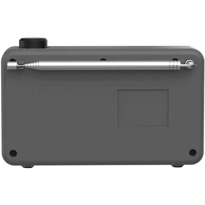 Kenwood CR-M25DAB Radio portátil DAB+ con Bluetooth y alerta ASA, Negro