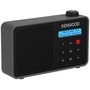 Kenwood CR-M25DAB Radio portátil DAB+ con Bluetooth y alerta ASA, Negro