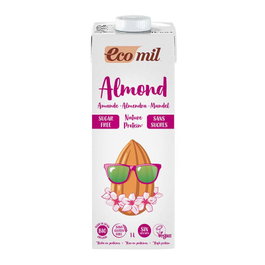 ECOMIL ALMOND NATURE Bebida de Proteína Bio sin Azúcar 1 L