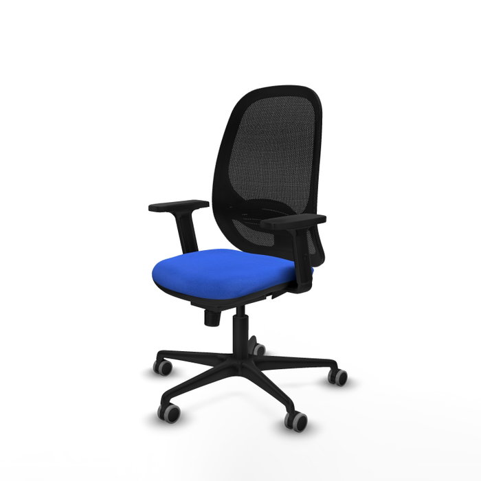 PIQUERAS Y CRESPO Silla de oficina Cilanco con mecanismo Sincro Azul y Negro PIQUERAS Y CRESPO Silla de oficina Cilanco con mecanismo Sincro Azul y Negro
