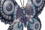 DKD Home Decor Decoración de Pared Metal Mariposa Surtido