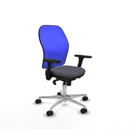 PIQUERAS Y CRESPO Silla de oficina Jorquera Gris/Azul