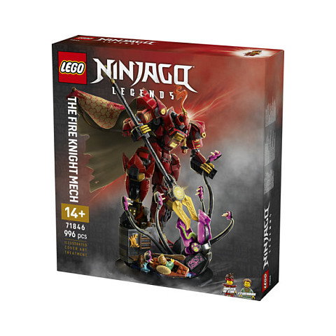 LEGO Ninjago 71846 Meca Caballero del Fuego, Juego de Construcción 996 Piezas para Niños 14+ Años