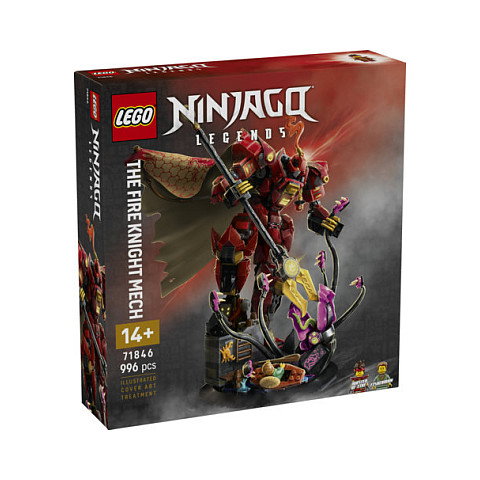 LEGO Ninjago 71846 Meca Caballero del Fuego, Juego de Construcción 996 Piezas para Niños 14+ Años